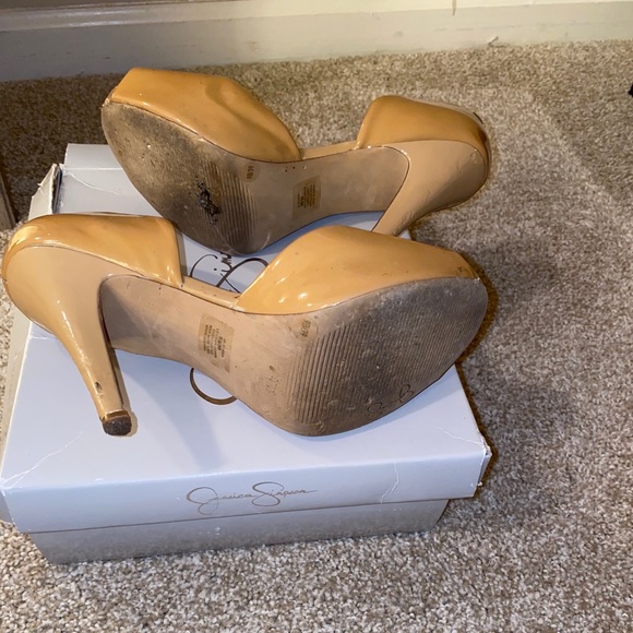 Jessica Simpson Acadia PeepToe heels Size 9.0 - Picture 6 of 6